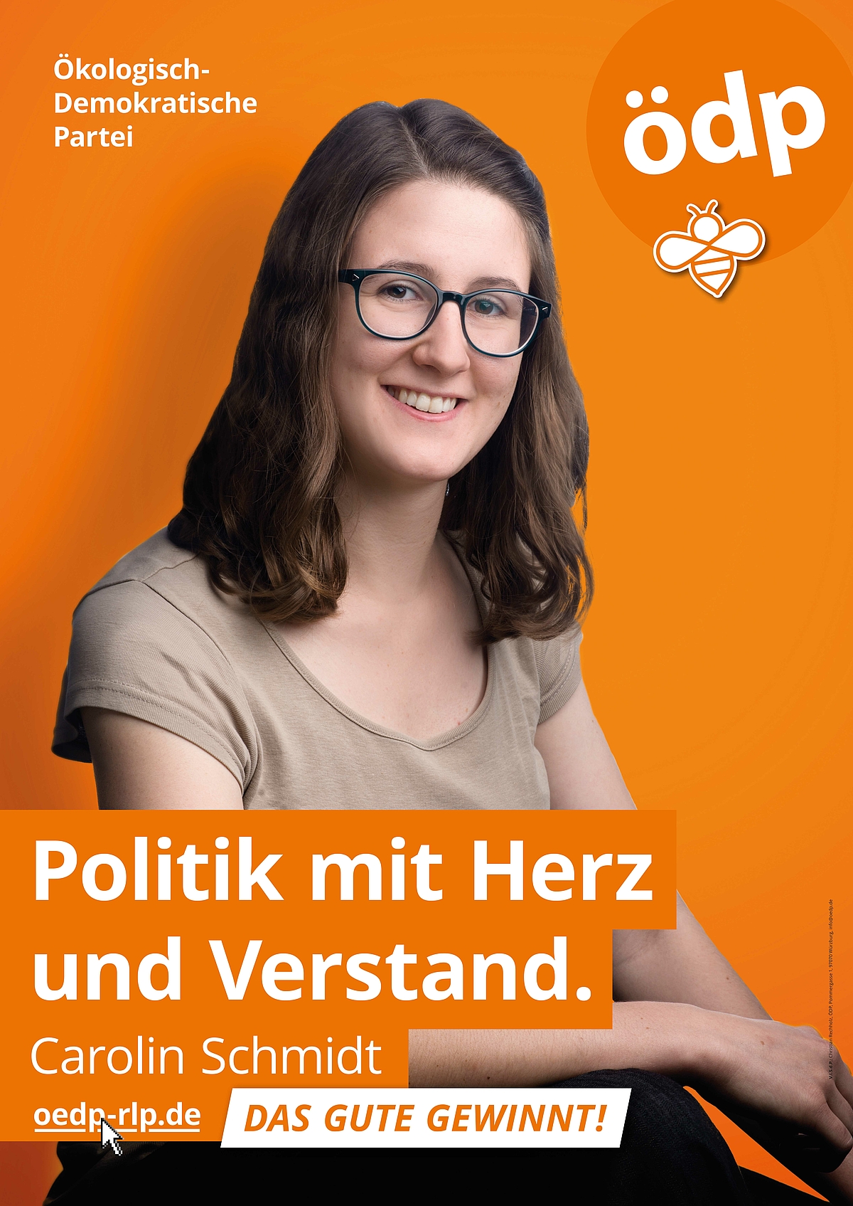 Wahlplakat Carolin Schmidt